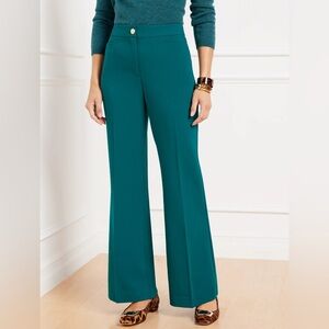 Talbots Providence Pant | Size 16 | Elegant Teal Women's Trousers